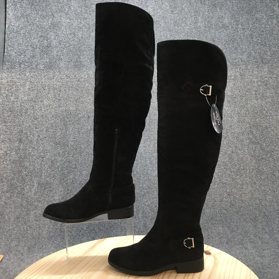 Botas American Rag para mujer 6 M Aadarra sobre la rodilla botas de montar negras NUEVAS Foto 2 de 4