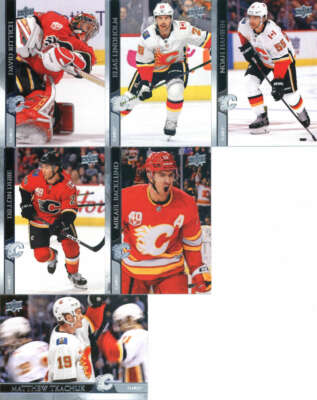 2020-21 Upper Deck Series 1 Calgary Flames Team Set of 6 Cards