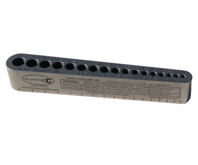 17 hole Metric drill guide - comparable to a portable drill press w/ no bushings