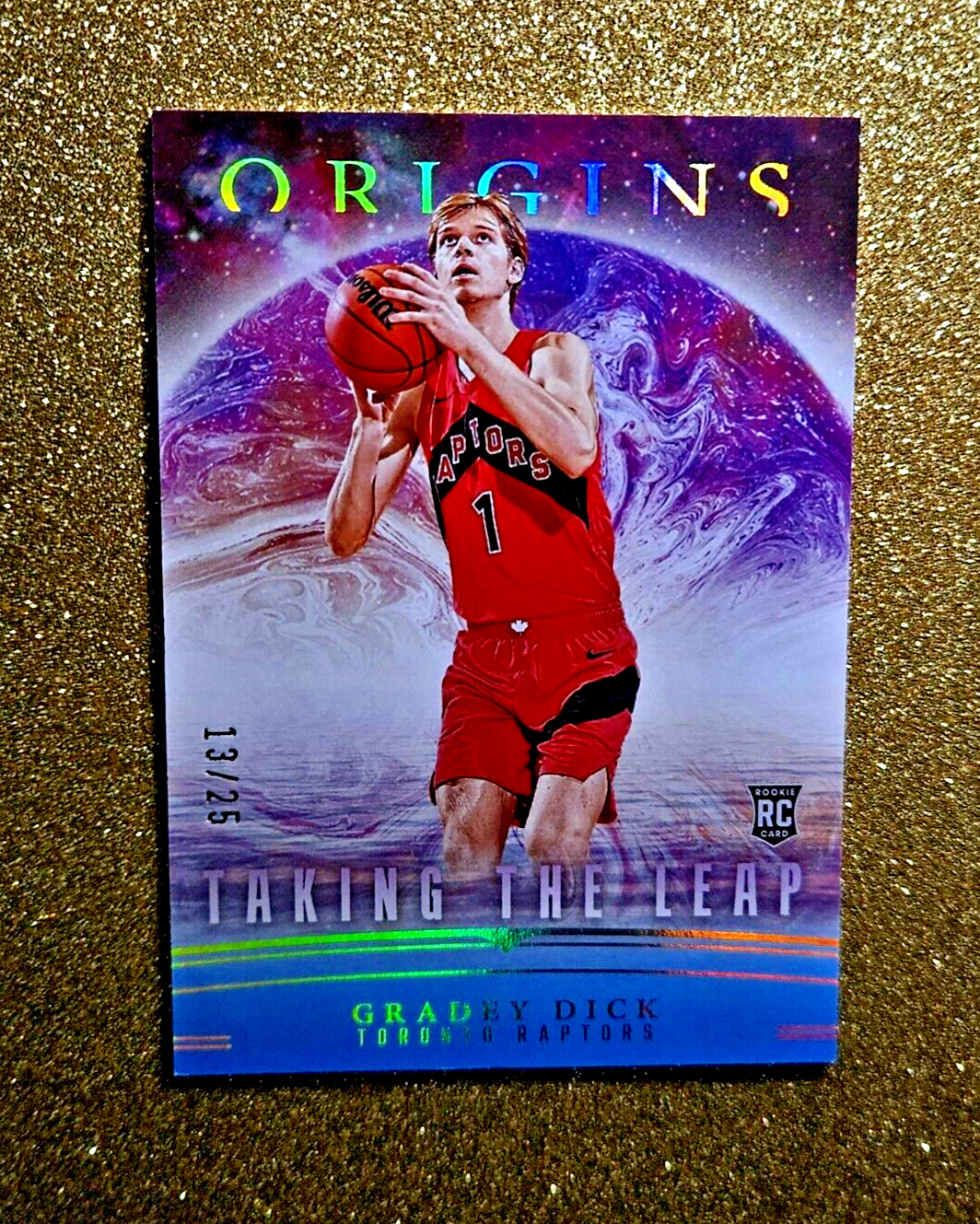 2023-24 Panini Origins Gradey Dick #4 Rookie Taking The Leap Turquoise /25 RC 💙