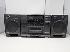 Sony CFD-440 Boombox, Working Radio, CD  Cassette Not Working