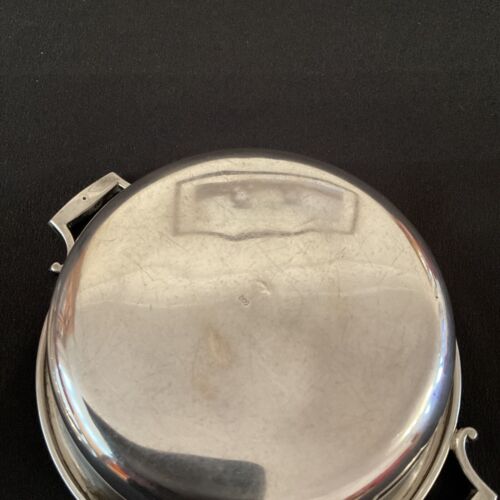 Italienische RICCI & C. 800 SILBER gepunzt Schale mit Untertasse ~ 295g gesamt - Bild 12 von 17