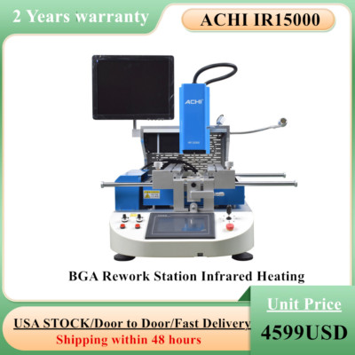 ACHI IR15000 BGA Rework Station Automatical Optical Alignment Infrared Heating