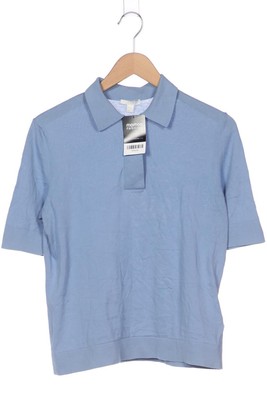 COS Poloshirt Damen Polohemd Shirt Polokragen Gr. S Baumwolle Seide ... #guz55gf