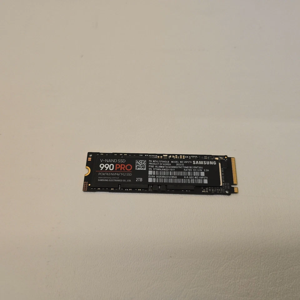 Samsung V-NAND 990 PRO 2280 2TB M.2 NVME GEN 4 - Image 4 of 4