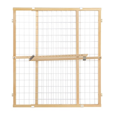 #ad Toddleroo by North States Extra Wide Wire Mesh Wooden Baby Gate: Pressure M... $20.97
