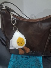 NWT Jellycat Soft Boiled Egg Plush Keychain Bag Charm Cute Collectible Gift Toy