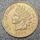 1909-P Indian Head Cent 1c High AU With Luster