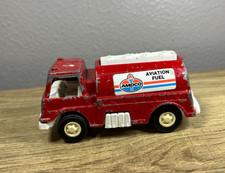 Vintage 1970 - TootsieToy Amoco Aviation Fuel Tanker Red Truck - USA Made