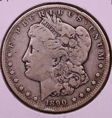 1890-CC Morgan Dollar Fine ***RARE ORIGINAL CARSON CITY COIN***