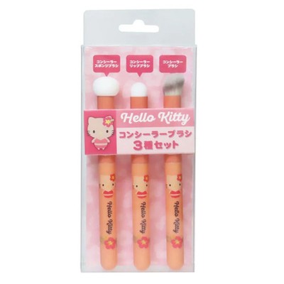 Sanrio Characters Hello Kitty Concealer Brush 3 Types Set Hawaiian 2026SS JP LTD
