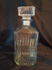 Vintage Clear Glass Whiskey Decanter.                               (38)t — photo 1