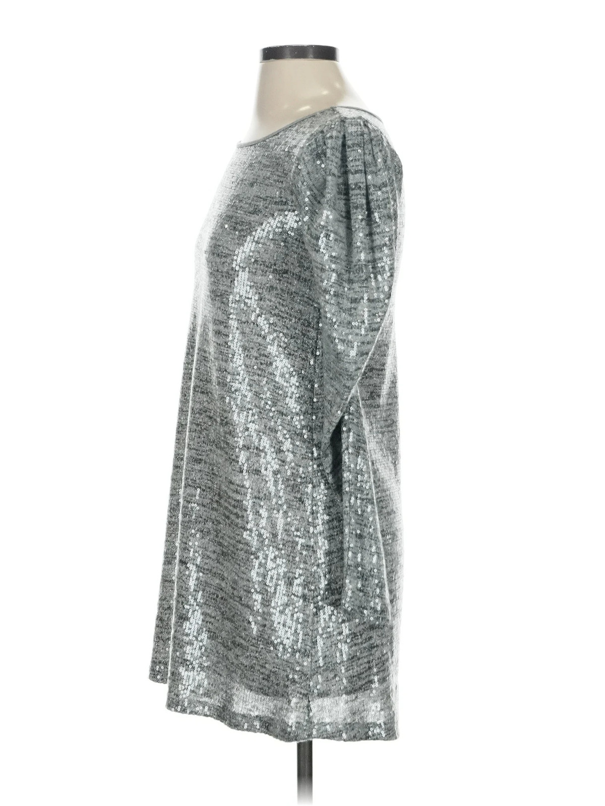 Zara W&B Collection Women Silver Cocktail Dress S thumbnail 4