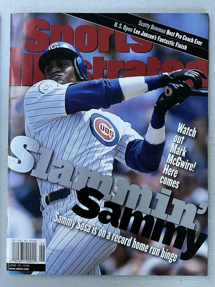1998 NEWSSTAND Home Run Chase Sports Illustrated Mark McGwire Sammy Sosa Mint! - Image 3 of 4
