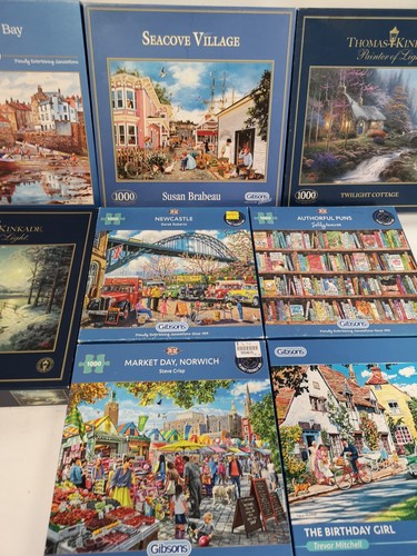 Gibson Mixed Theme 1000 Piece Puzzles UNCHECKED K6 Y273 - Picture 4 of 8