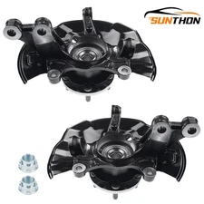 2pcs Front Steering Knuckles & Wheel Hub Bearing For 2014 15-2018 Toyota Corolla
