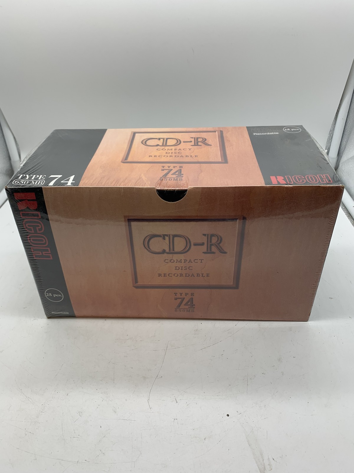 25 Pack Box Ricoh CD-R Type 74 Recordable 650MB Compact Disc New Sealed FREE S/H