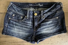 American Eagle Shorts Women's Size 2 Blue Denim Low Rise Pockets