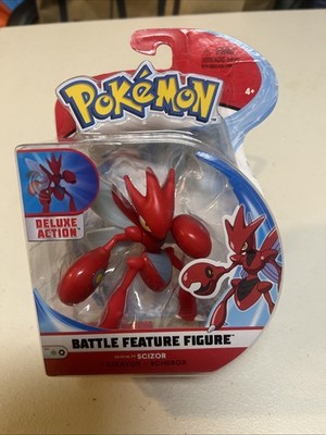 Wicked Cool Pokemon Deluxe Battle Action Feature Figure Scizor