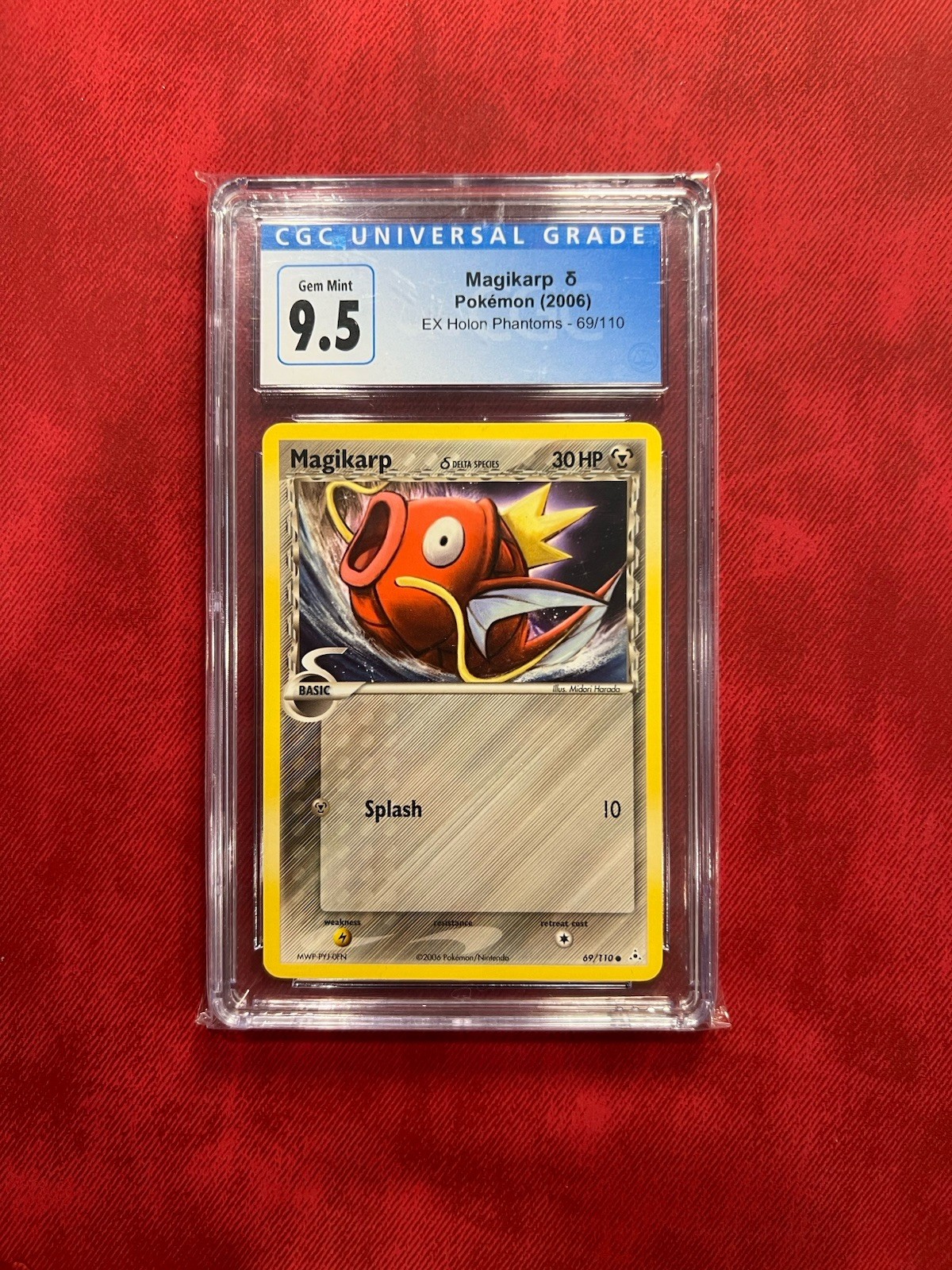 Pokemon Magikarp EX Holon Phantoms #69 CGC 9.5 Gem Mint