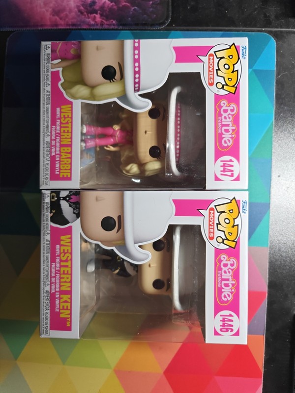 Funko Pop! 2 pack Western Barbie & Western Ken #1447 #1446 BRAND NEW