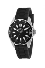 Invicta Men's Pro Diver Quartz 43mm Black Dial Silver Tone Watch - BRAND NEW