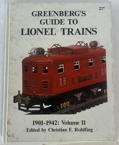 Greenberg's Guide to Lionel Trains 1901-1942 Volume 2 Hardcover - Picture 1 of 6