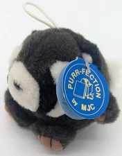 Purr Fection MJC Cushy Critter Plush Raccoon New Vintage Plush Mini Ball Rico