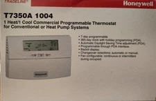 NEW Honeywell T7350A1004 1H/1C Commercial Programmable Thermostat