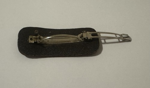 Barrette. “Karen” and Texas Image. Approx. 4”x 1.5” - Picture 4 of 6