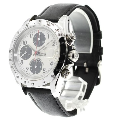 Tudor Prince Date Chronotime 79280P 39mm SS White / Black Dial...