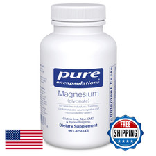 Pure Encapsulations Magnesium Glycinate - Stress, Energy, Bone, Heart Health