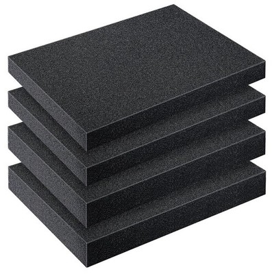1X(4 Stück Schneidbare Polyurethan Schaum Pads Schaumstoff Platten Handwerk Schaum Werkzeugkiste9537