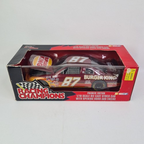๐จ White Rose Nascar 1:18 Scale Die Cast Car Joe Nemechek CHEVROLET # 87 - Picture 2 of 5