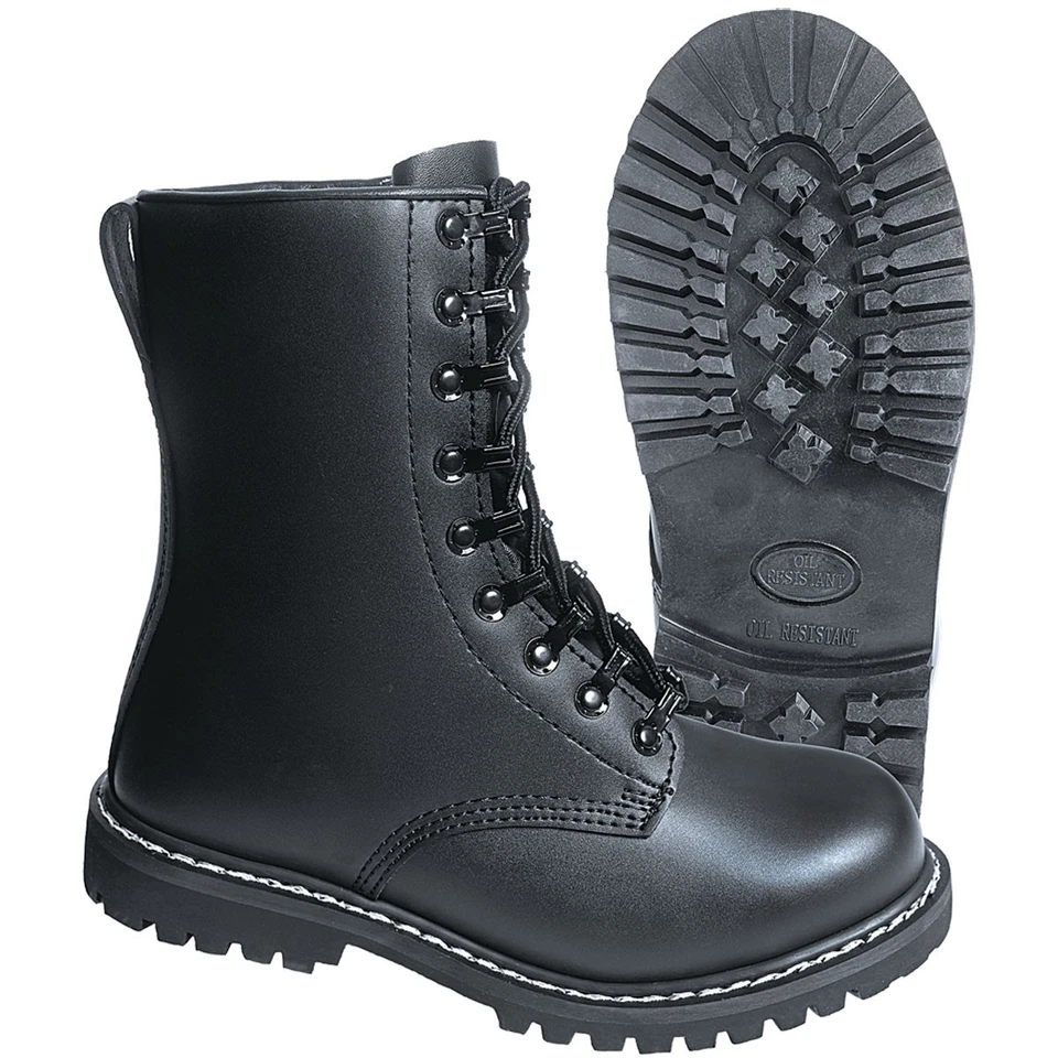 Springerstiefel PARA mit Kappe BW Kampfstiefel Stiefel Boots schwarz Gr. 37-50 - Bild 1 von 1