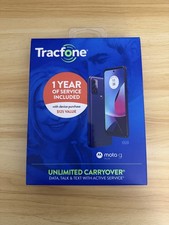 Tracfone Moto G Play 2023  1 Year of Service with 1500 Min/Txt/1.5GB