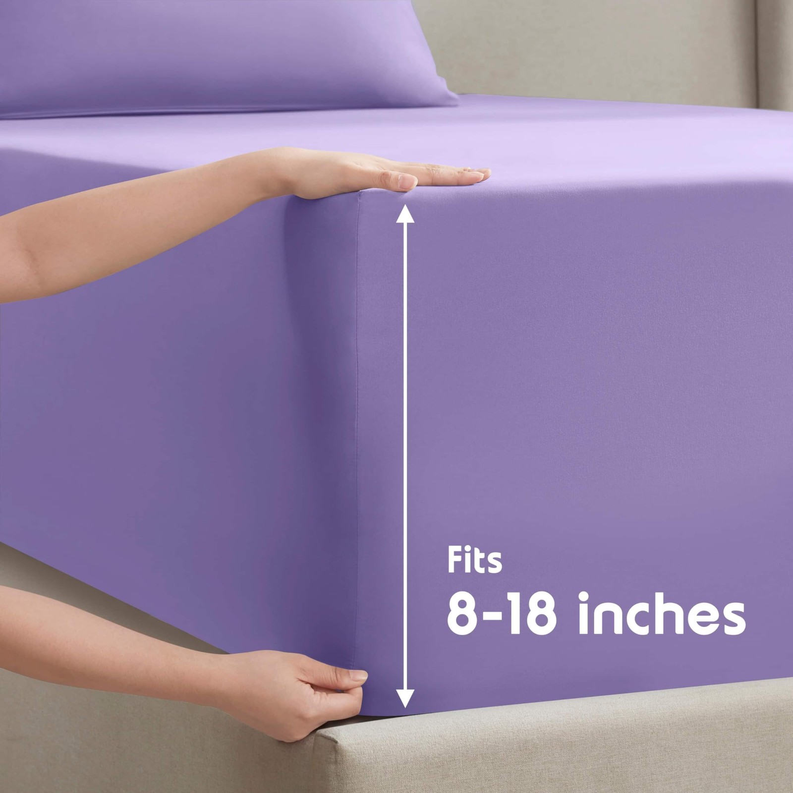 Nestl California King Sheet Set - 1800 Microfiber Ultra-Soft Cal King Bed Sheets