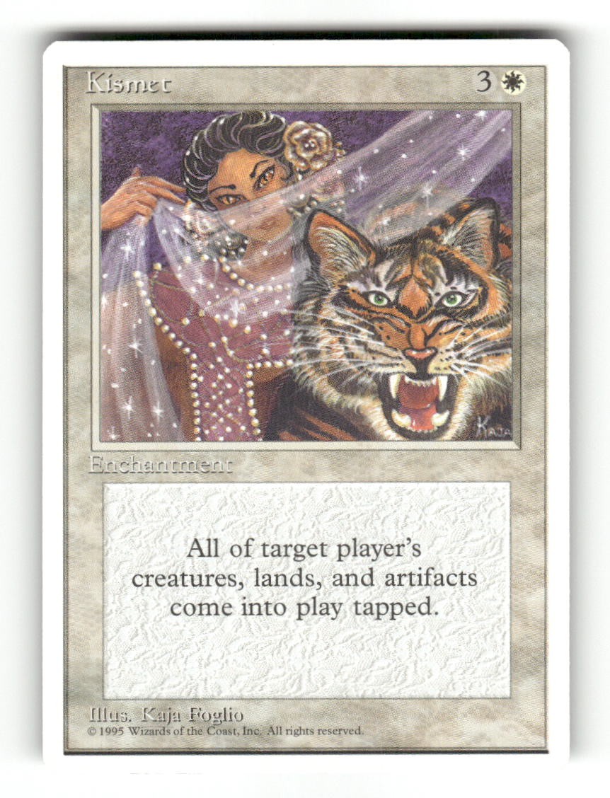 Kismet Uncommon Fourth Edition Magic: The Gathering Near Mint