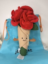 NEW Jellycat Amuseables Bouquet of Roses Plush BNWT Authentic