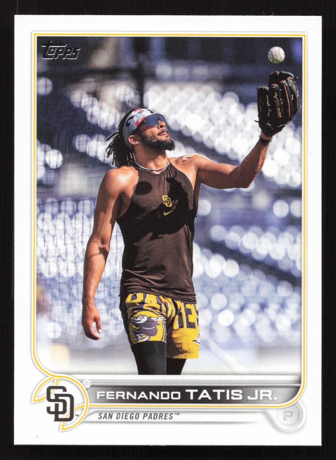2022 Topps #100 Fernando Tatis SP IMAGE VARIATION Short Print SD Padres