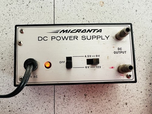 Vintage Micronta Variable DC Power Supply Tested Works