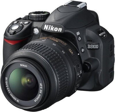 Nikon D3100 Digital Camera w/18-55mm VR Lens 14.2MP 1080p HD Video Recording