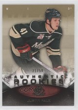 2010-11 SP Game Used Edition Authentic Rookies Gold 21/50 Justin Falk #162 e9p