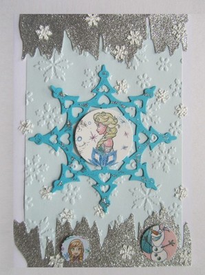 Eiskönigin Elsa 3D Karte Prinzessin Princess Disney Geburtstag Weihnachten.8.4