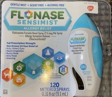 FLONASE Sensimist Nasal Spray - 0.3oz. Fluticasone 27.5 Mcg Lot V84R Exp 03/26