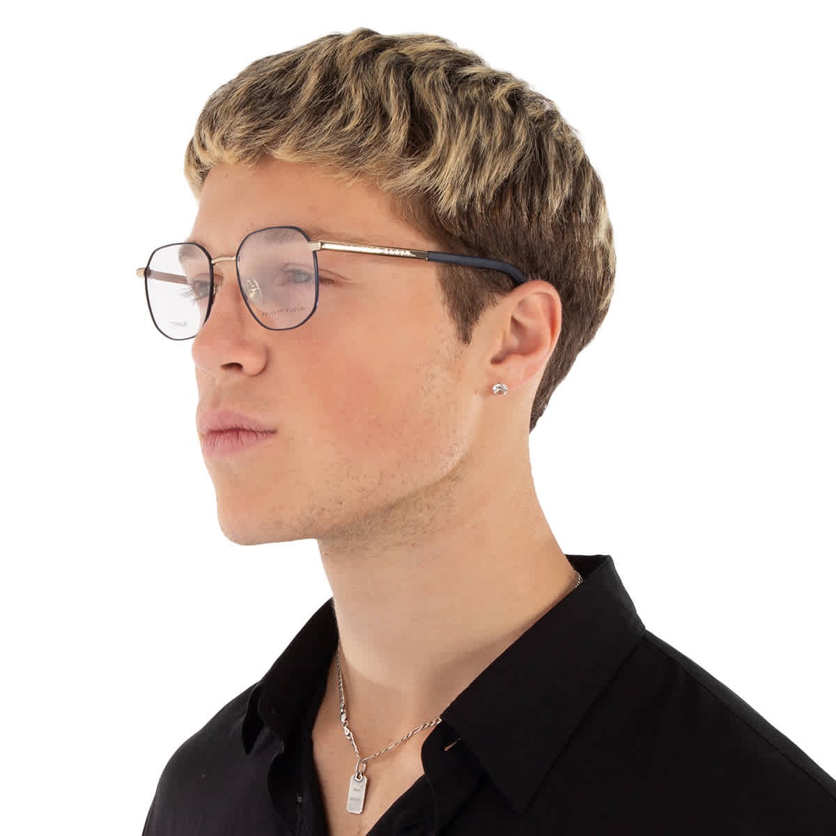 Philipp Plein Demo Geometric Mens Eyeglasses VPP020M 02A8 VPP020M 02A8 36890₽