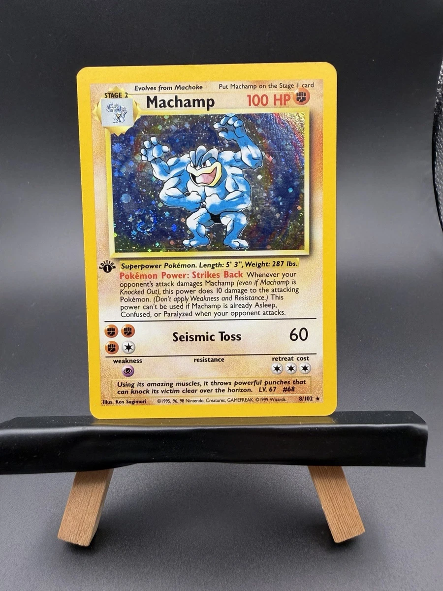 First Edition Pokémon Machamp Individual Cards for sale | eBay