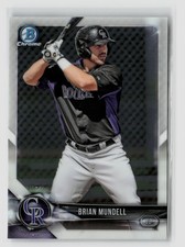 Brian Mundell #BCP162 2018 Bowman Chrome Rockies
