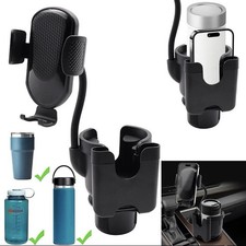 3 in 1 Car Cup Holder Expander Phone Mount Adjustable Base 360  Universal
