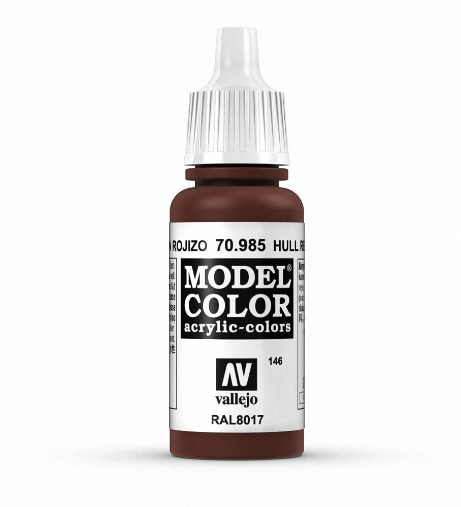 Vallejo 70.985 - Dark Brown - Matte - 17 Ml - Image 3